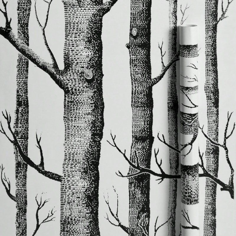 Pvc Panel Background - Vintage Black White Pattern Self-Adhesive Waterproof