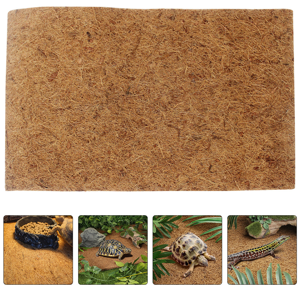 Substrate Coconut Fiber - Reptile Terrarium Carpet Natural Coconut Fiber