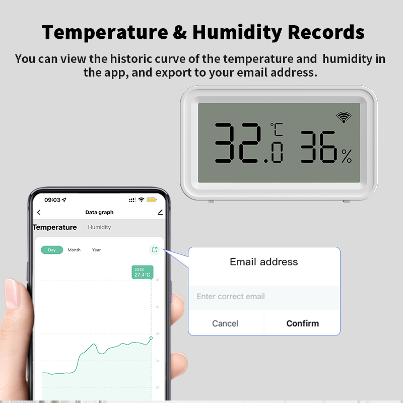 Tuya Zigbee WiFi Thermometer H - Digital Hygrometer Probe review and price