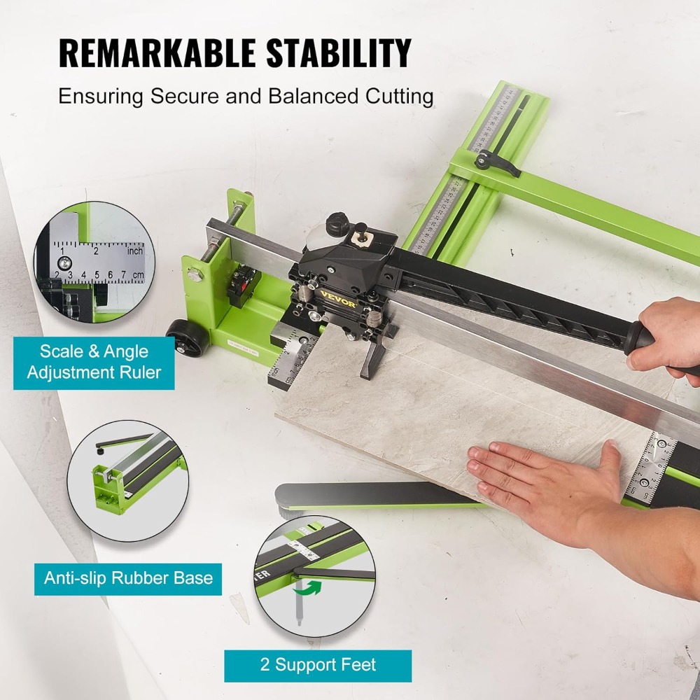 48 Inch Manual Tile Cutter, Al - Ceramic Tile Floor review and price
