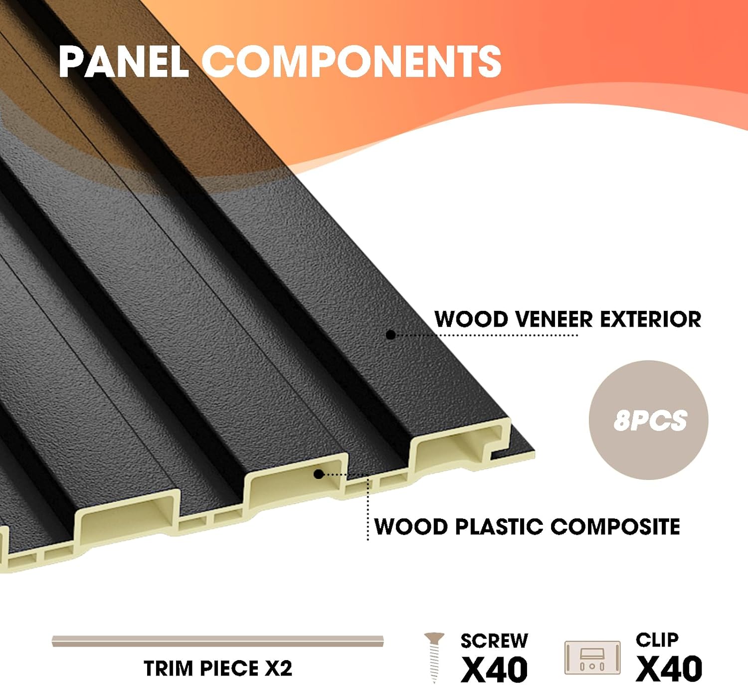 8-Pack 3D Acoustic Wall Panels - Pvc Panel Background review and price