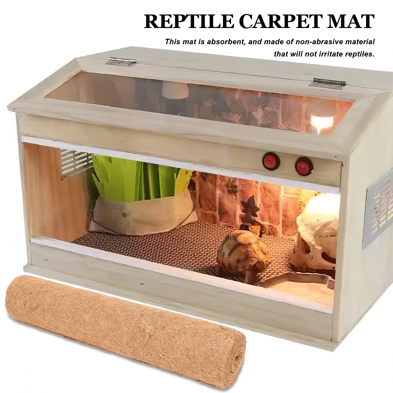 Coconut Fiber Reptile Carpet M - Substrate Coconut Fiber review and price