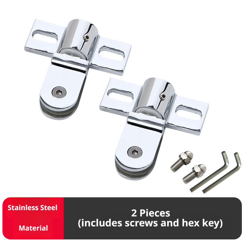 Zinc Alloy Stainless Steel Bat - Glass Door Hinge review and price