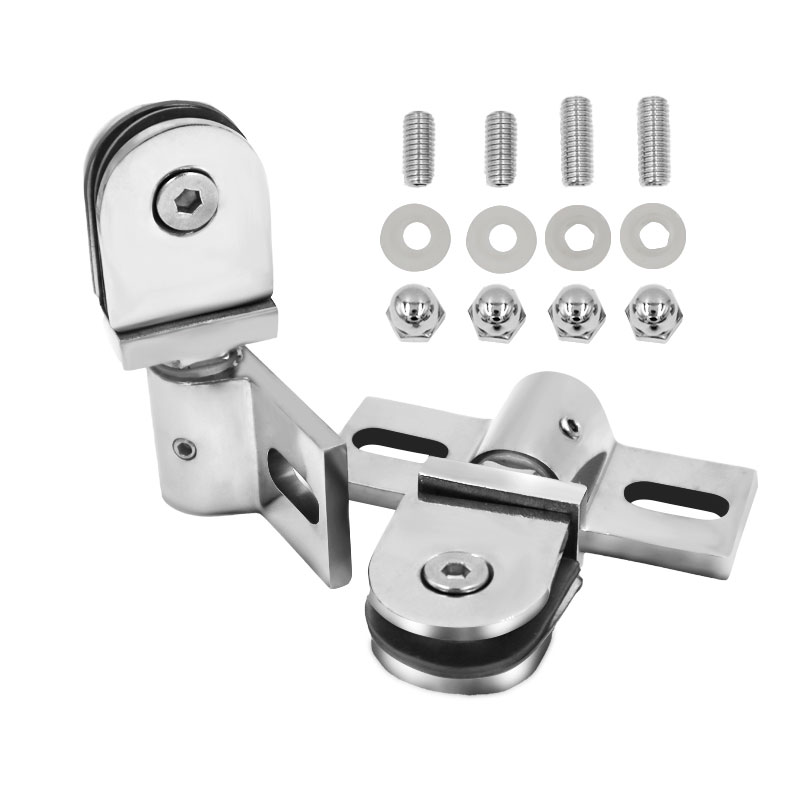 Zinc Alloy Stainless Steel Bat - Glass Door Hinge review and price