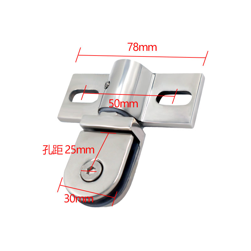 Zinc Alloy Stainless Steel Bat - Glass Door Hinge review and price