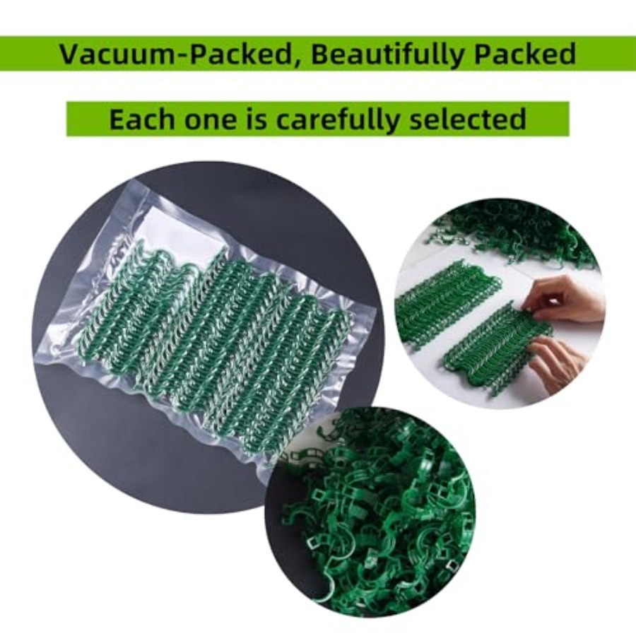 100 Pcs Plant Support Clips Pl - Vine Climbing Plastic review and price