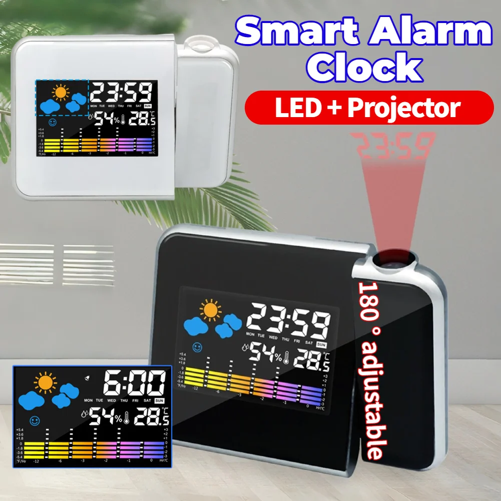 Projection Clock Digital LED P - Digital Hygrometer Probe review and price