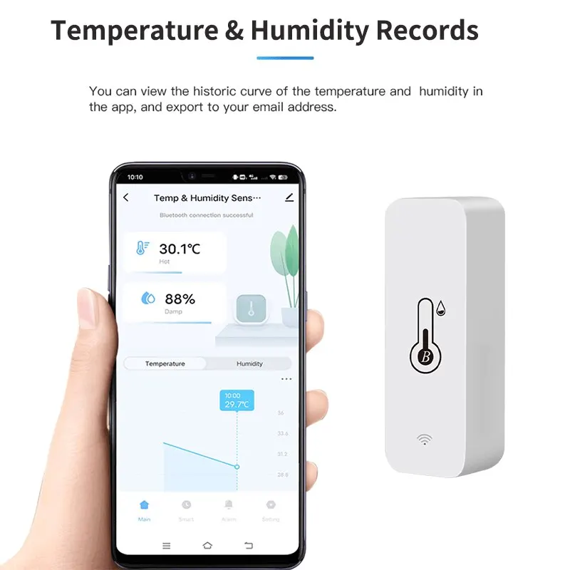 Smart Temperature Humidity Sen - Digital Hygrometer Probe review and price