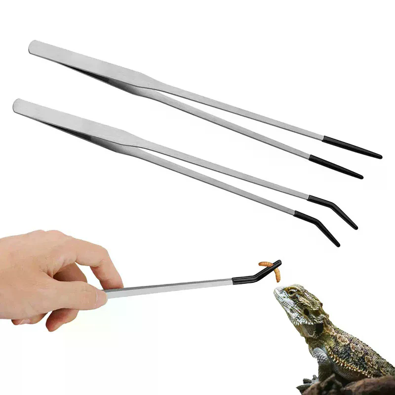Straight and Curved Aquarium T - Feeding Tong Stainless review and price