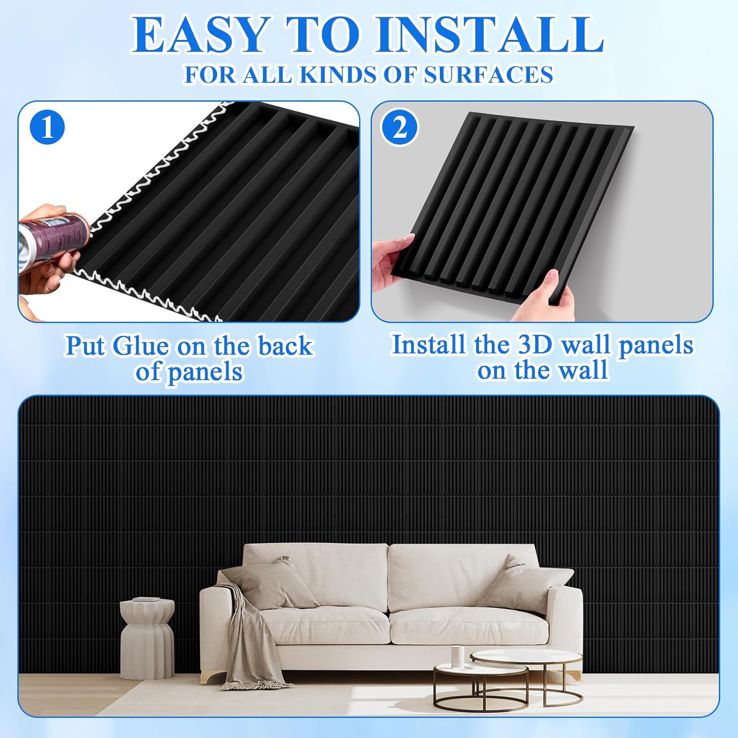 32 Pcs 3D Slat Wall Panels, 12 - Pvc Panel Background review and price