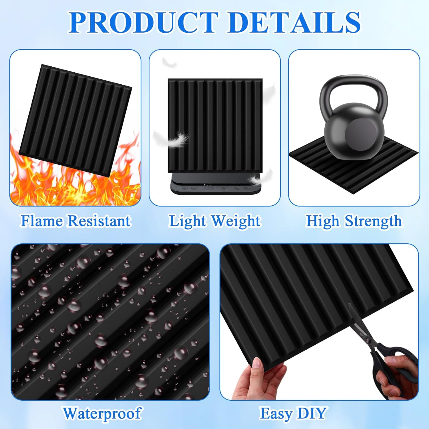 32 Pcs 3D Slat Wall Panels, 12 - Pvc Panel Background review and price