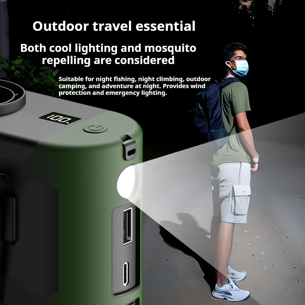 Portable Waist Clip Fan Mini U - Timer Dual Outlet review and price