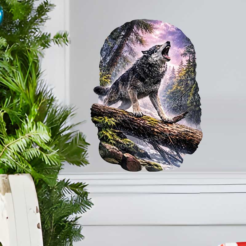 Wild Timberwolves Pattern Wall - Pvc Panel Background review and price