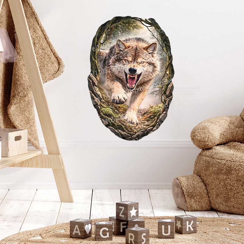 Wild Timberwolves Pattern Wall - Pvc Panel Background review and price
