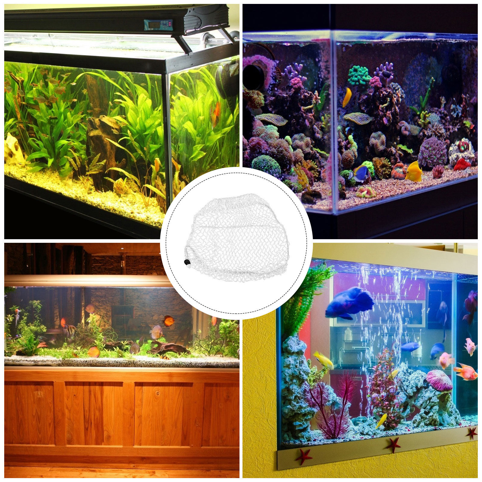 40x20cm Lightweight Nylon Aqua - Screen Top Mesh review and price