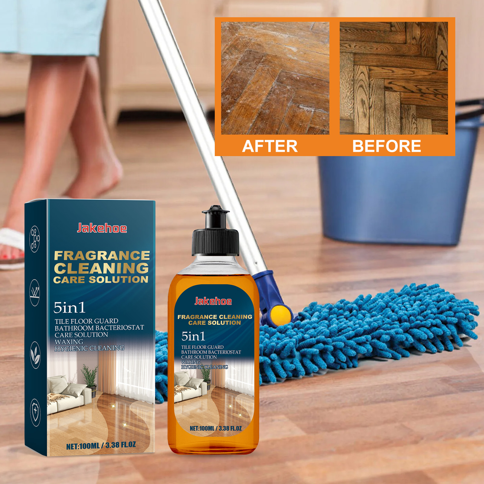 Jakehoe Floor Cleaner Decontam - Ceramic Tile Floor review and price