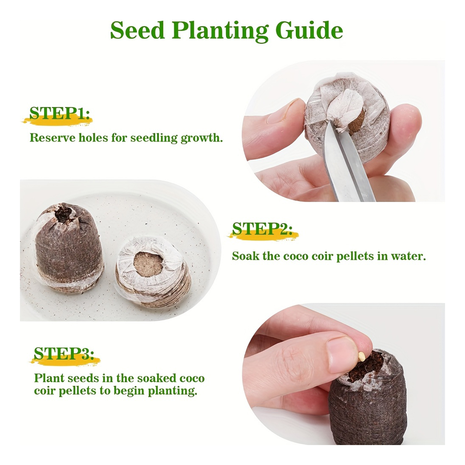 10/20/50pcs Plant Growth Bags  - Substrate Coconut Fiber review and price